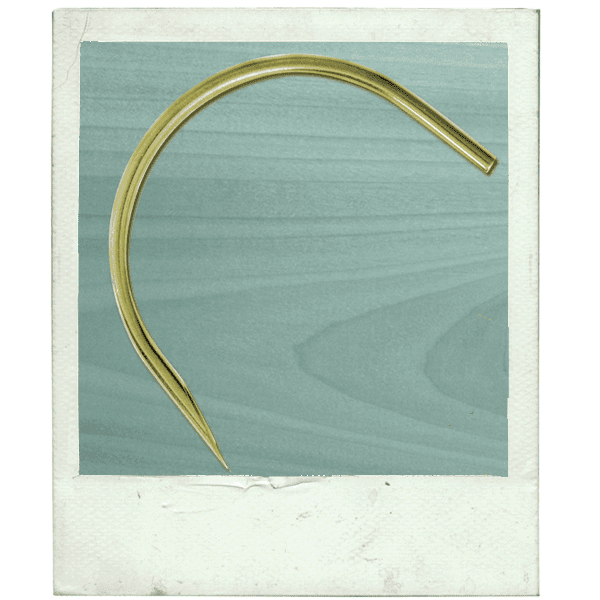 180° CURVED COATED SLICKASS NEEDLE