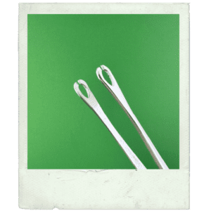 7" TWEEZER-MINI-THREE EIGHTHS HEAD SLOTTED