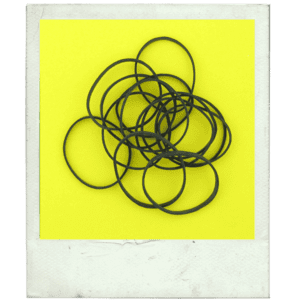 #12 BLACK ELASTIC BANDS